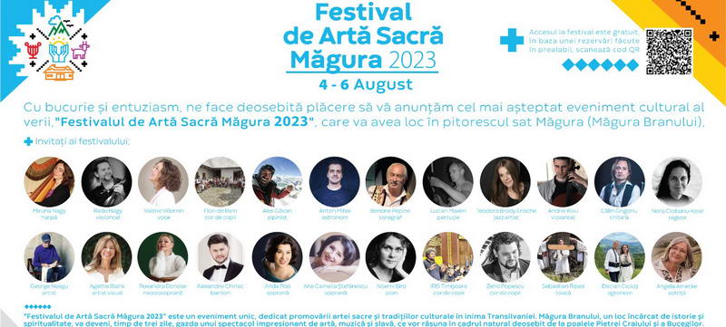 Festivalul de Artă Sacră Măgura  Sat Măgura, Moieciu, 4-6 August 2023