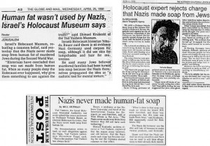 Fig. 44. 05.05.1990 – The Ierusalem Post Jew-soap-hoax